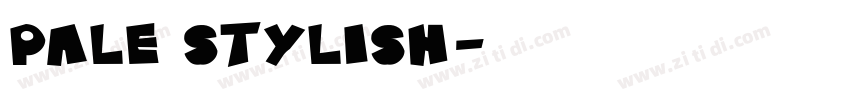 Pale Stylish字体转换